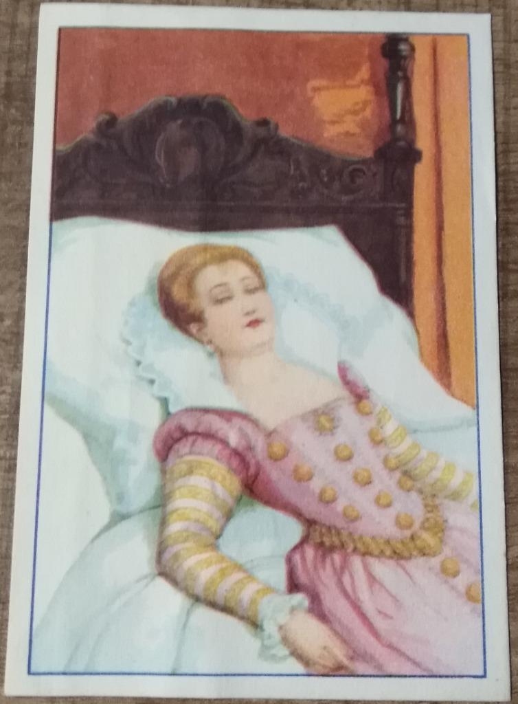 Verzamelprent De Schoone Slaapster (Victoria), Ophalen of Verzenden, Gebruikt, Overige onderwerpen, Prent