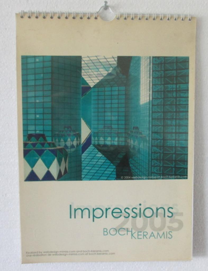 calendrier d'objets de collection Boch Keramis Catteau 7/50, Antiquités & Art, Antiquités | Céramique & Poterie, Envoi