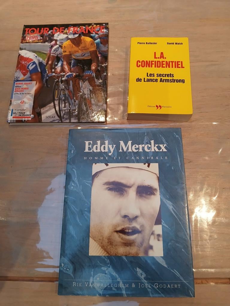 Lot de 3 livres sur le cyclisme, Enlèvement ou Envoi