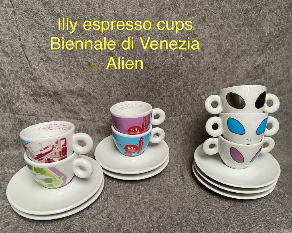 Illy espresso art:alien, biennale, busstops, no coffee…, Collections, Porcelaine, Cristal & Couverts, Enlèvement