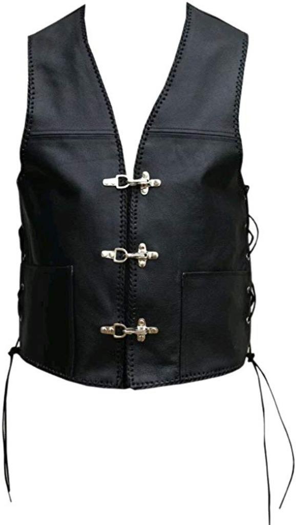 Gillet de Moto Cuir neuf solde prix 45€, Enlèvement ou Envoi, Neuf, avec ticket