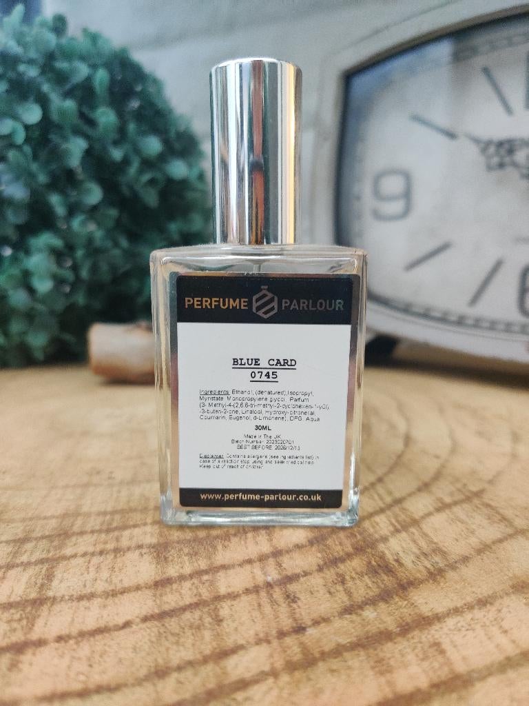 Perfume Parlour - Blue Card 30ml EDP - Fusion, Envoi, Comme neuf