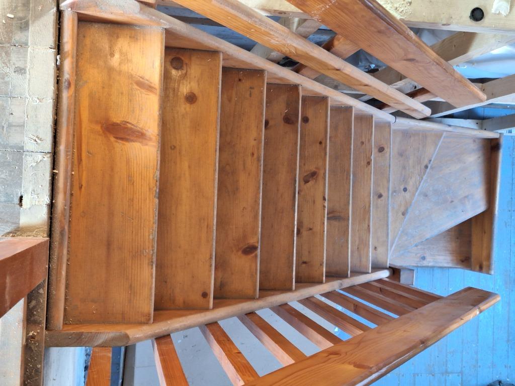 Trap kwartslag links met leuning, Ophalen, Gebruikt, Trap, 2 tot 4 meter