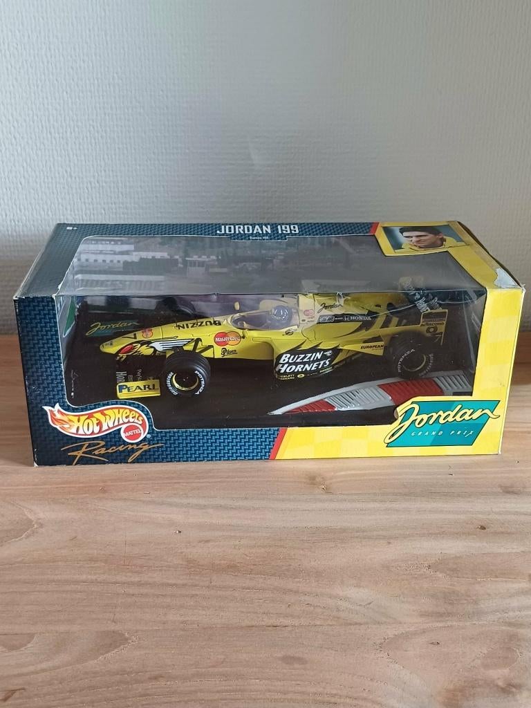 Hot Wheels 1/18 Jordan Mugen -Damon Hill 1999 Honda, Ophalen, Nieuw, Auto, Hot Wheels