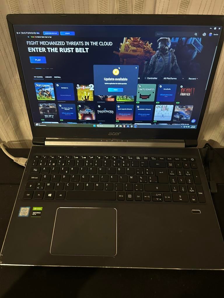 Ordinateur portable de jeu et de travail AcerAspire A715-74G, Enlèvement, Utilisé, Gaming, SSD