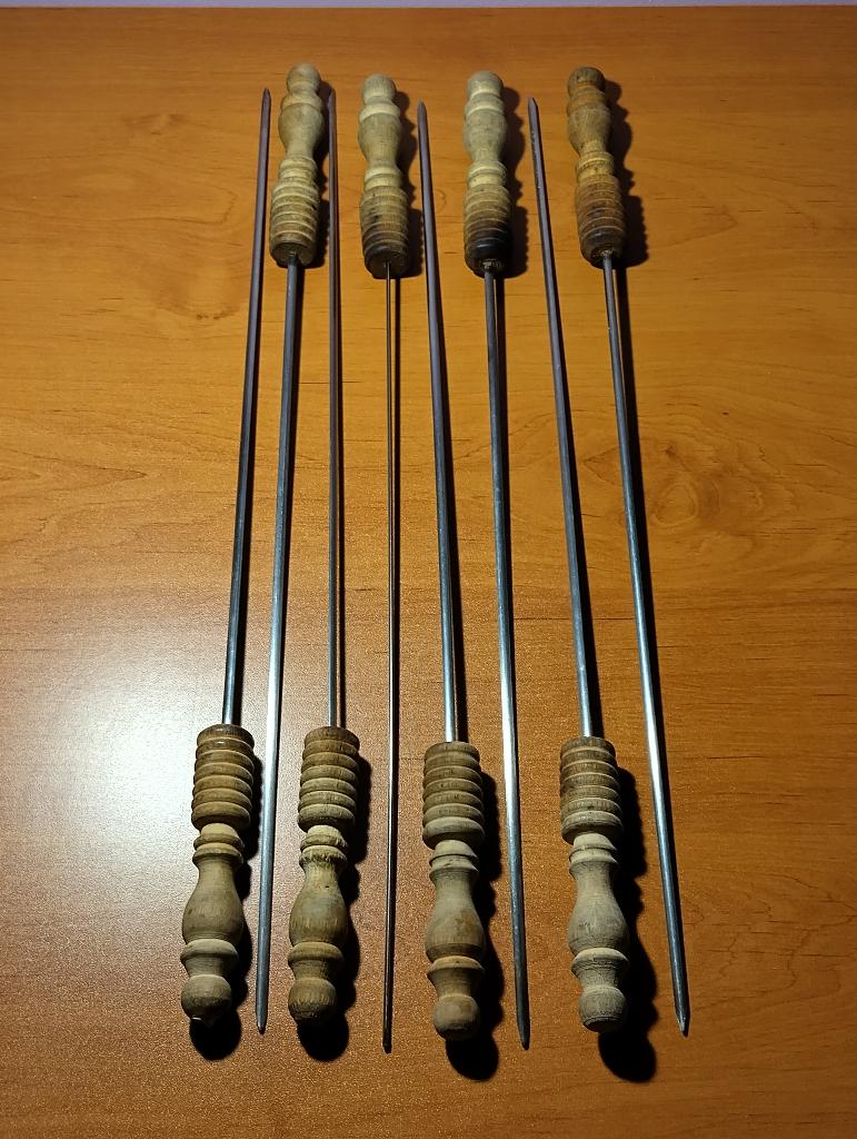 8 brochettes barbecue vintage, Enlèvement