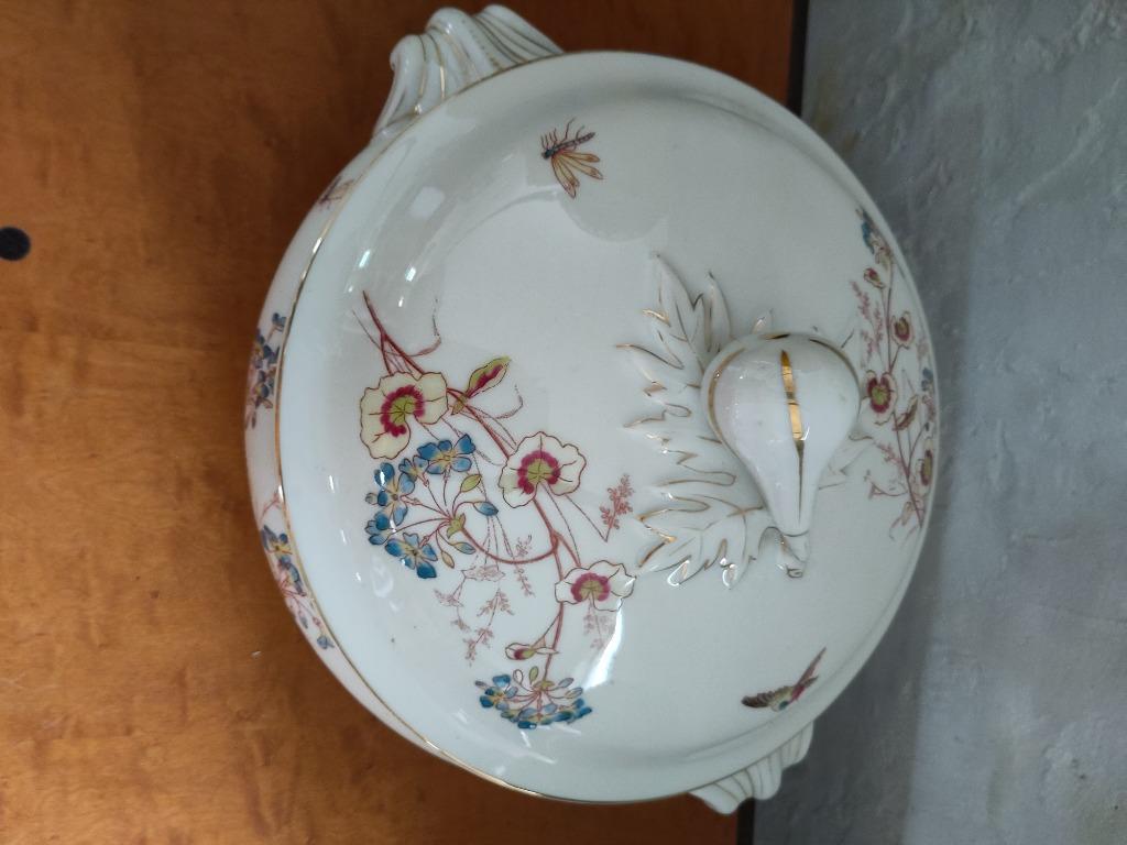 Prachtige Franse porseleinen soepterrine, Ophalen of Verzenden