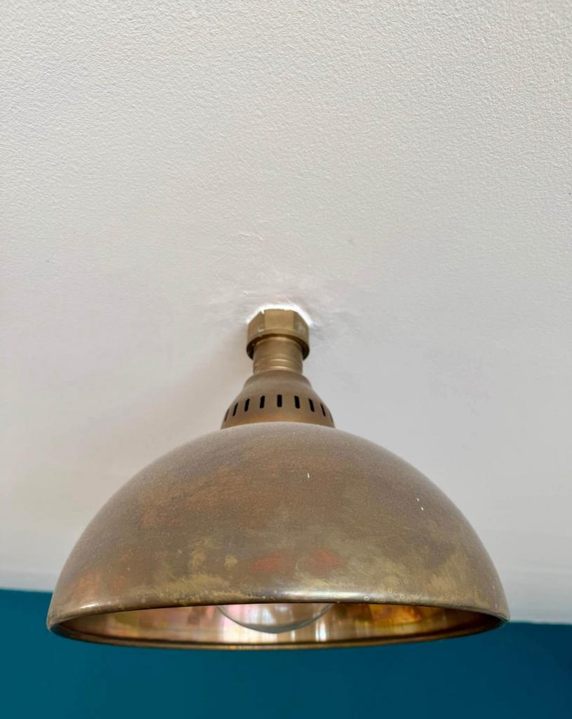 3 Plafonnier en Cuivre industriel, Enlèvement ou Envoi, Comme neuf