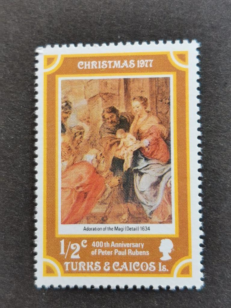 Turks & Caicos Islands 1977 - Kerstmis - Driekoningen **, Postzegels en Munten, Ophalen of Verzenden, Postfris, Midden-Amerika