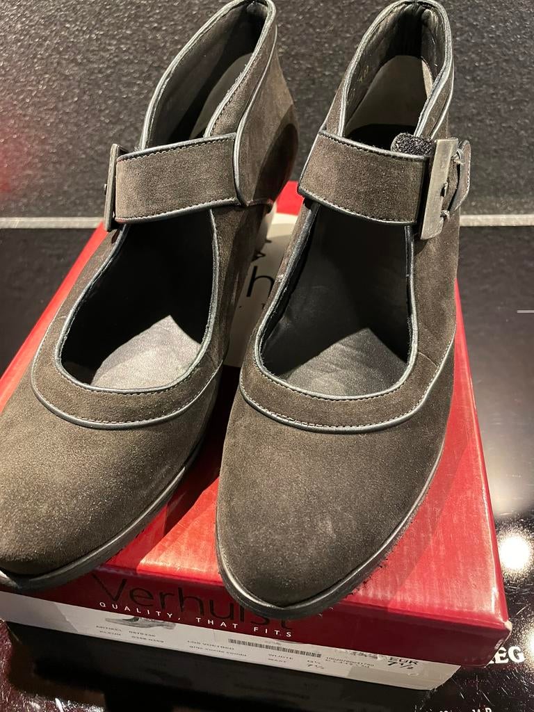 Verhulst enkelpump maat 41 (7 1/2)met uitneembare binnenzool, Vêtements | Femmes, Chaussures, Neuf, Gris, Enlèvement ou Envoi