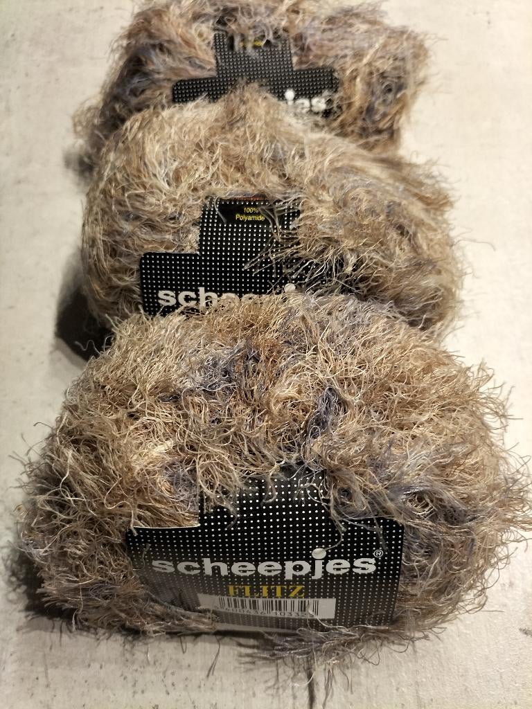 Scheepjes Flitz fantasiebol van garen (3 ballen)., Ophalen of Verzenden