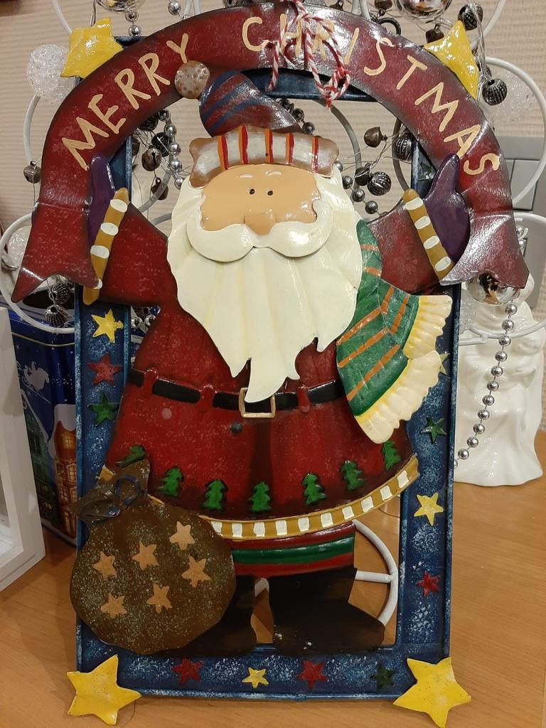 Kerstgerief metaal. Bieden per stuk/set, Diversen, Kerst, Ophalen of Verzenden, Zo goed als nieuw