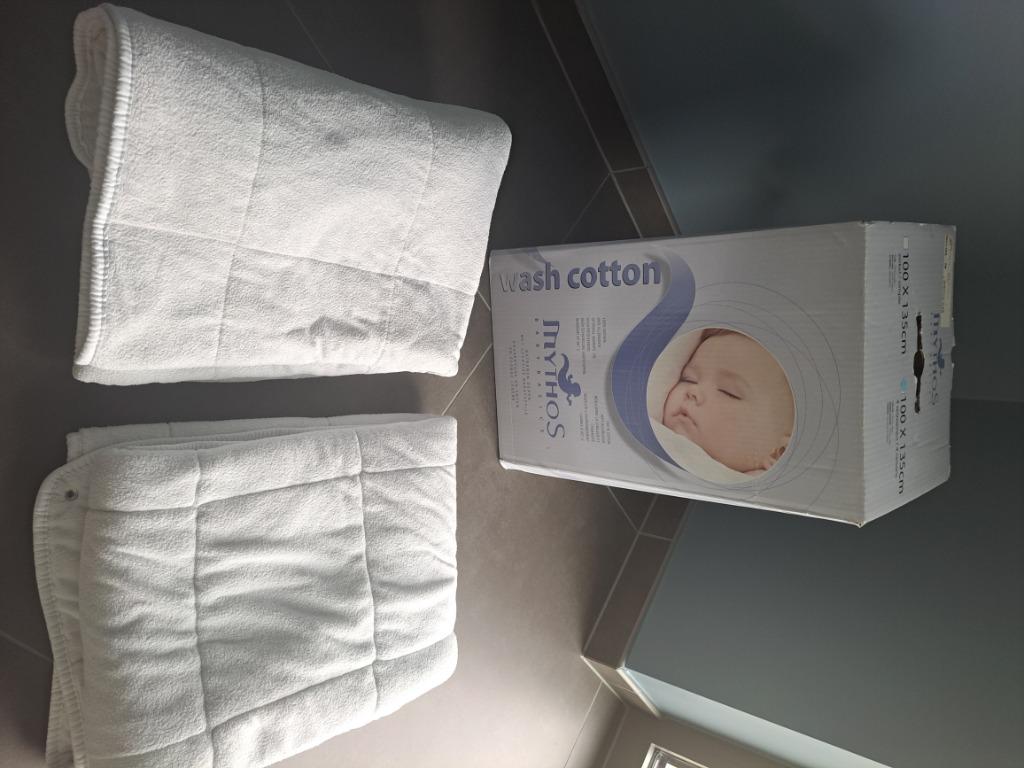 2 x Mythos 4 seizoenendekbed voor babybedje, Kinderen en Baby's, Ophalen of Verzenden