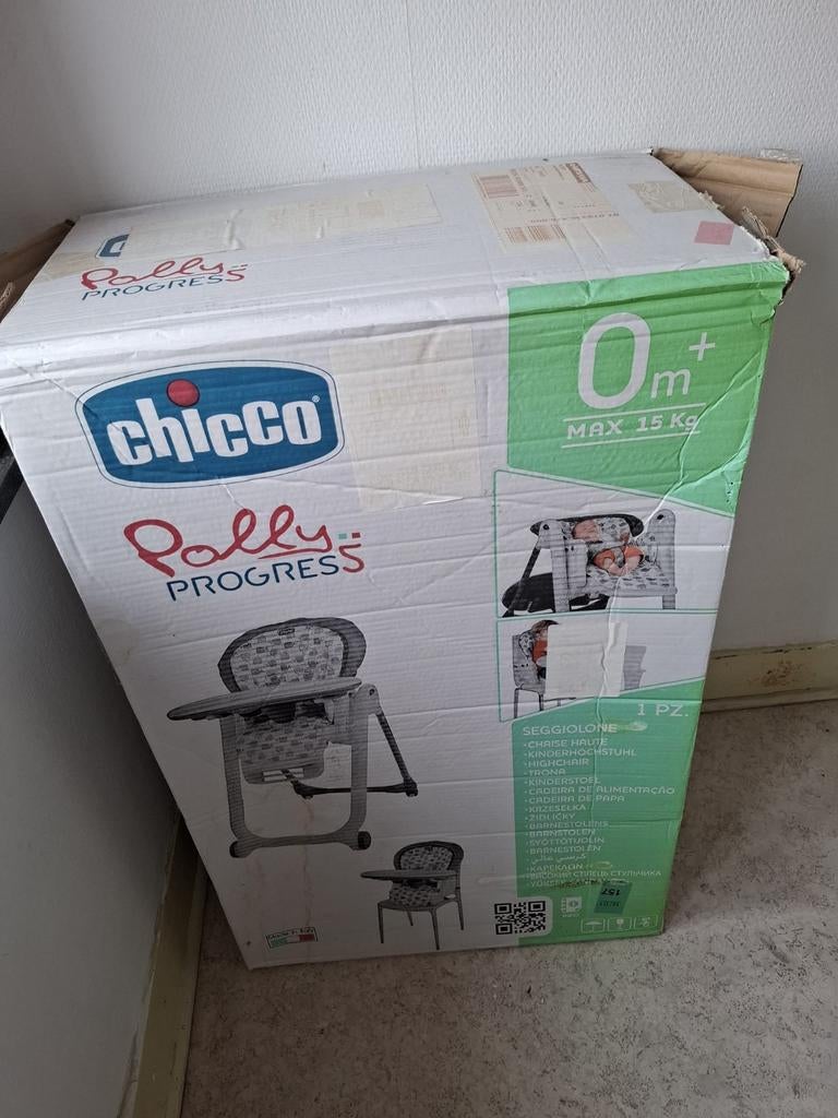 Chaise haute évolutive Chicco, Enlèvement