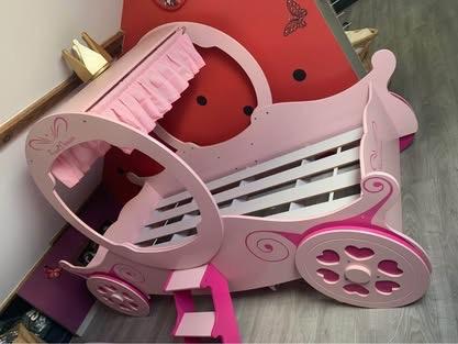 Prinsessenbed als nieuw, Kinderen en Baby's, Kinderkamer | Bedden, Ophalen, Zo goed als nieuw