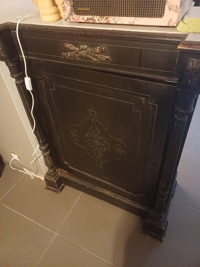 Meuble bois antique noir, Antiquités & Art, Enlèvement