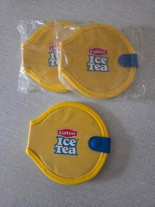 3 x Lipton Ice Tea cd houder/mapje., Verzamelen, Ophalen of Verzenden