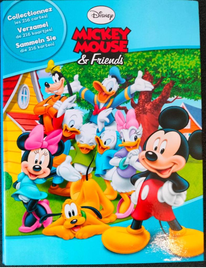 Album mickey avec 216 images, Enlèvement, Comme neuf, Livre ou Catalogue