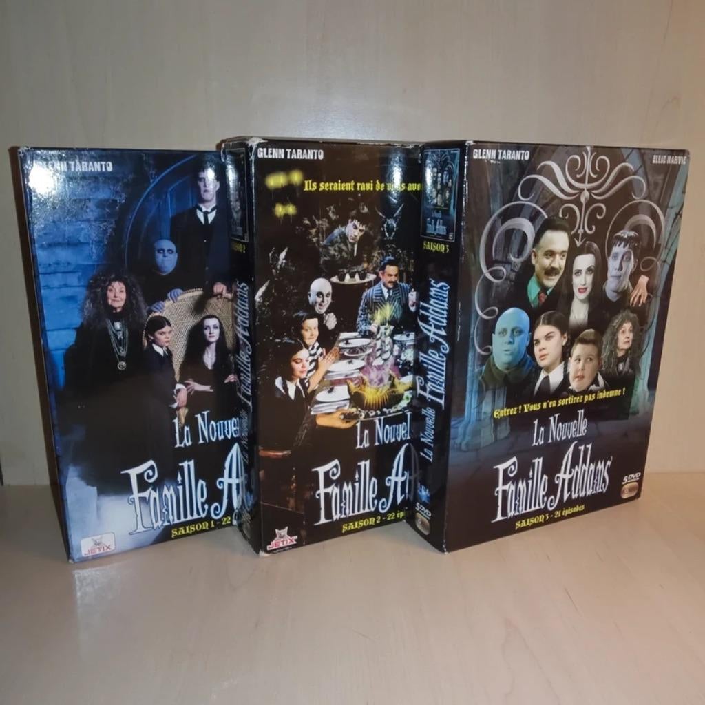 La Nouvelle Famille Addams Intégrale série 15 DVD très rare, CD & DVD, DVD | TV & Séries télévisées, Tous les âges, Horreur, Coffret