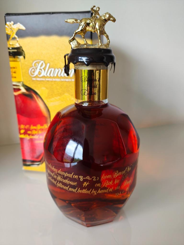 Blanton's Gold, par LMDW, bouteille 250, baril 540, bouchon, Neuf, Enlèvement ou Envoi, Pleine, Autres types