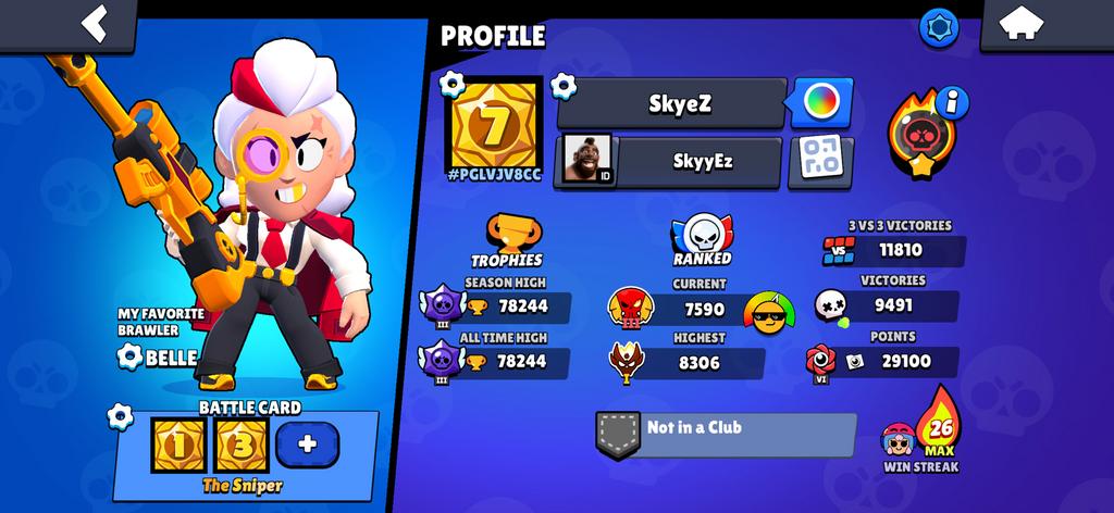 Compte Brawl stars 444 skins , full max, Games en Spelcomputers, Ophalen, Nieuw