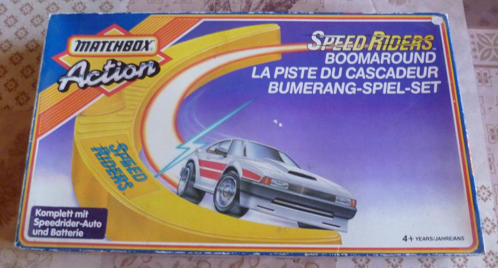 Matchbox Action Speed Riders set, Ophalen, Zo goed als nieuw, Auto