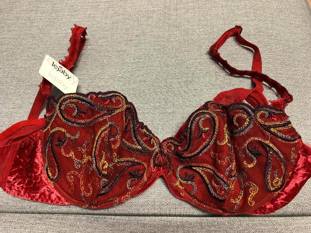 Ensemble soutien-gorge et slip Lejaby, Enlèvement, Rouge, Soutien-gorge