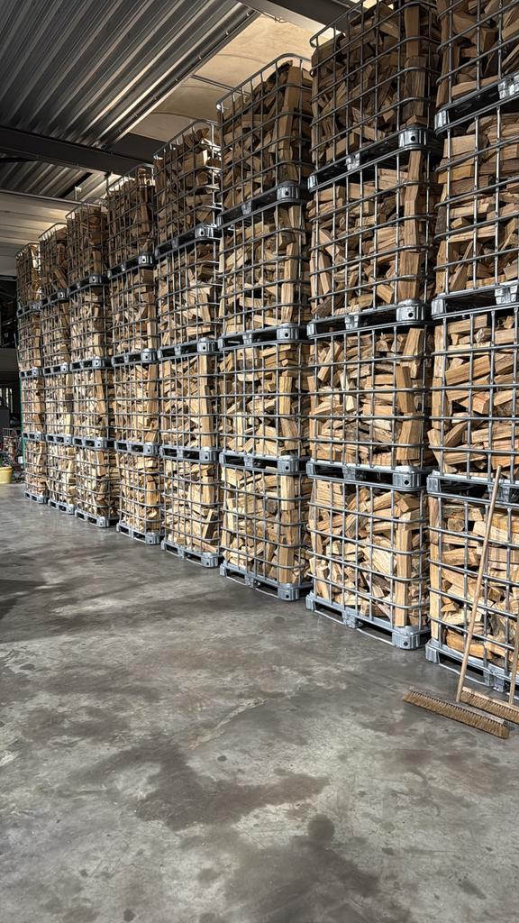 Droog 1 ste keuze Brandhout eik,beuk, Tuin en Terras, Ophalen, Blokken