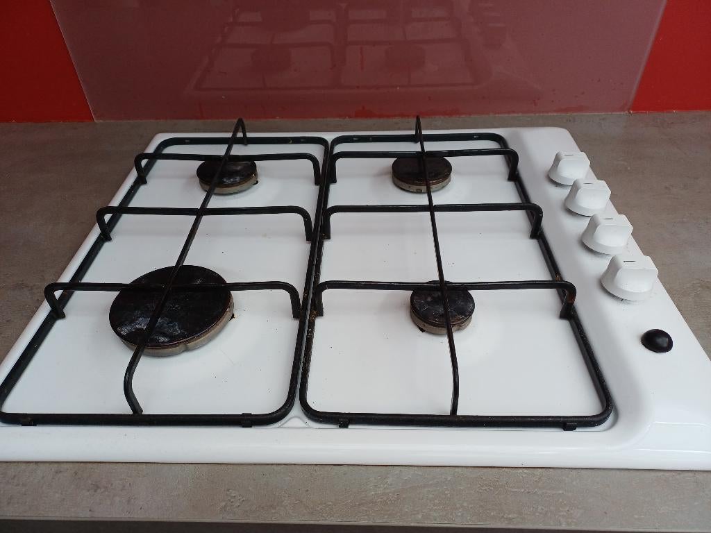 4 Zanussi ingebouwde gasfornuizen, Elektronische apparatuur, Kookplaten, Ophalen, Gebruikt, 4 kookzones, Inbouw