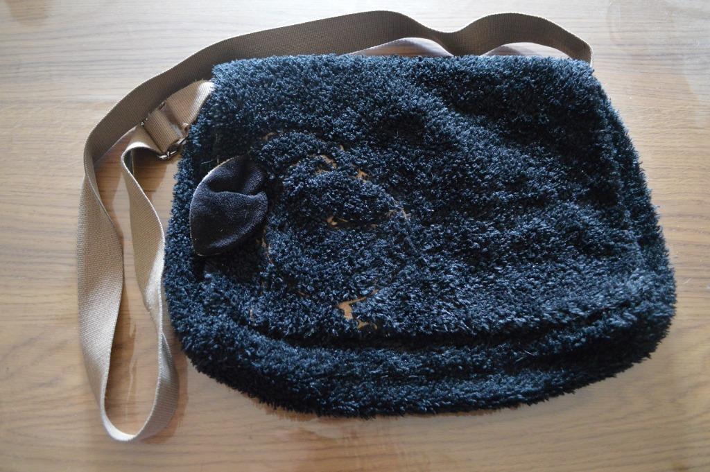 * Nici Schoudertas zwarte schaap pluche 35 x 29 cm bodem 8 c, Ophalen of Verzenden, Zo goed als nieuw, Zwart, Overige merken