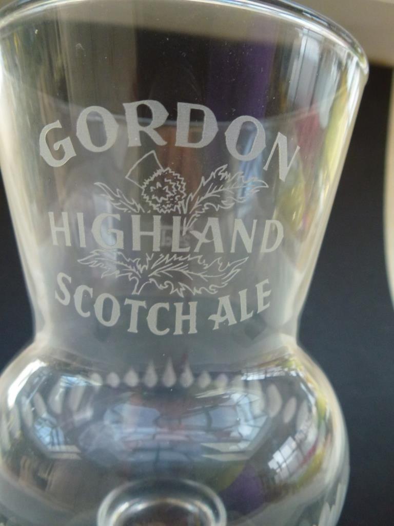 verre à bière Gordon Highland Scotch Ale 25 cl, Collections, Marques de bière, Enlèvement ou Envoi, Comme neuf, Autres types, Autres marques