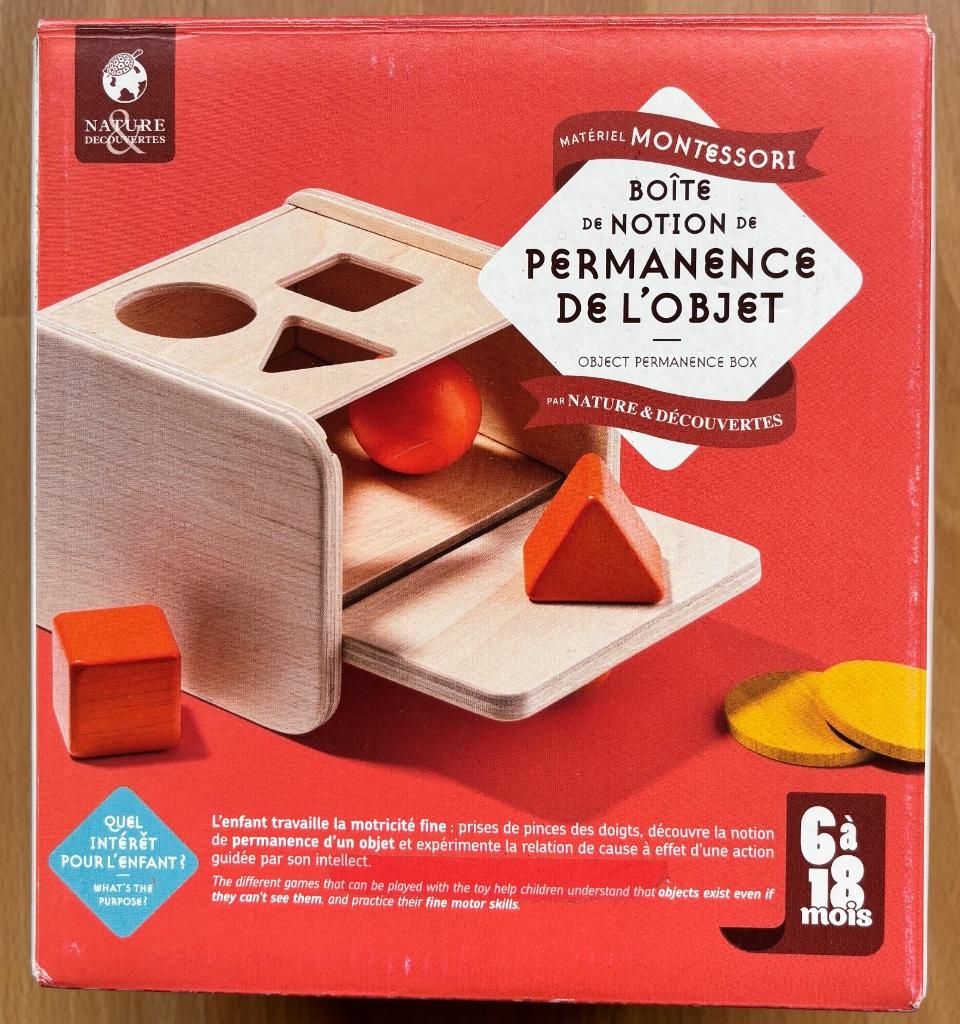 Baby cadeau - Montessori ontwikkeling - houten vormenstoof, Ophalen of Verzenden, Zo goed als nieuw