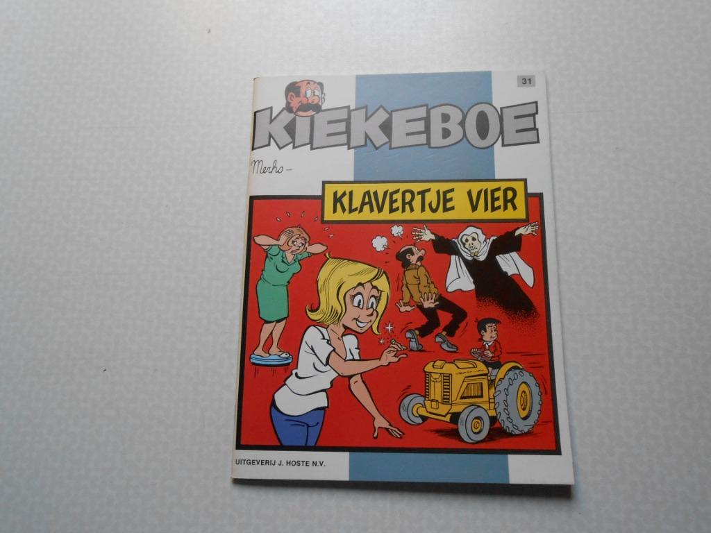 kiekeboe 31 Klavertje vier 1986 1 ste druk., Livres, BD, Comme neuf, Une BD, Enlèvement ou Envoi