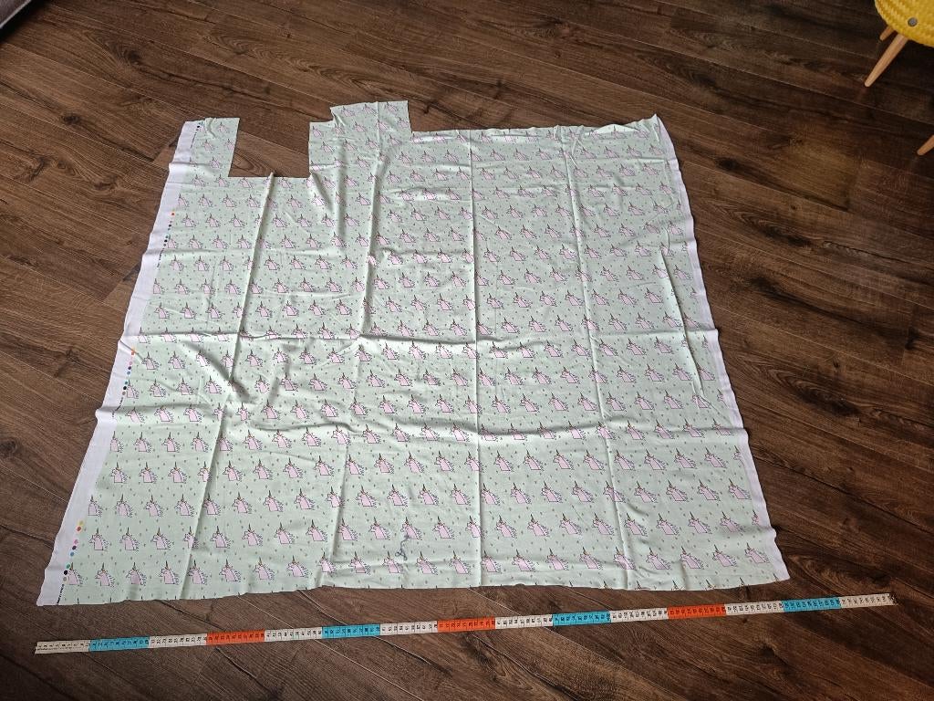 Pakket stofjes afmetingen staan vermeld jersey, Hobby & Loisirs créatifs, Tissus & Chiffons, Utilisé, Autres matériaux, 120 cm ou plus