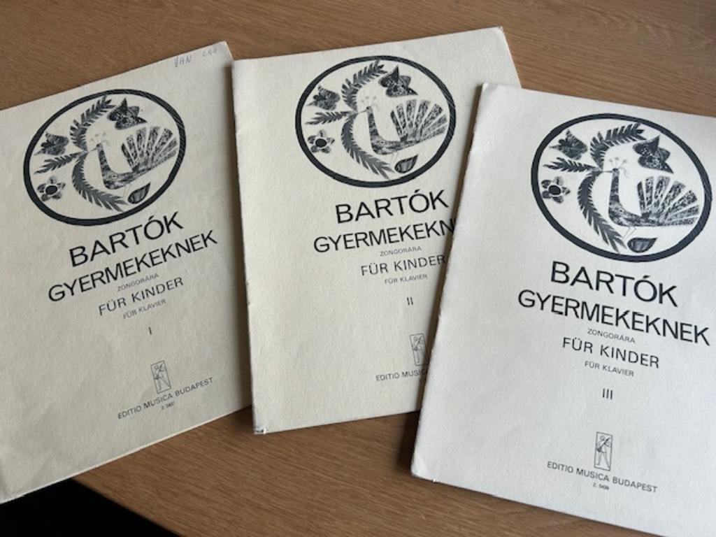 Partituren pianomuziek BARTOK voor kinderen, Ophalen of Verzenden, Piano