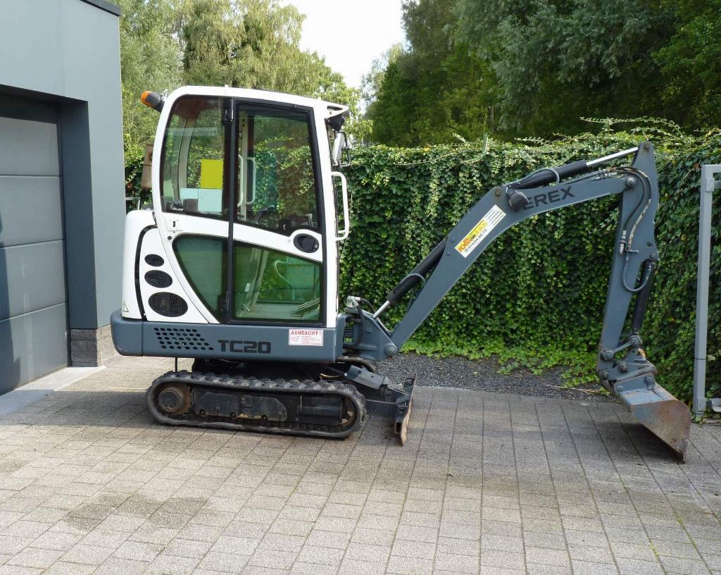 Terex TC 20 graafmachine minigraver, Zakelijke goederen, Machines en Bouw | Kranen en Graafmachines, Graafmachine, Ophalen