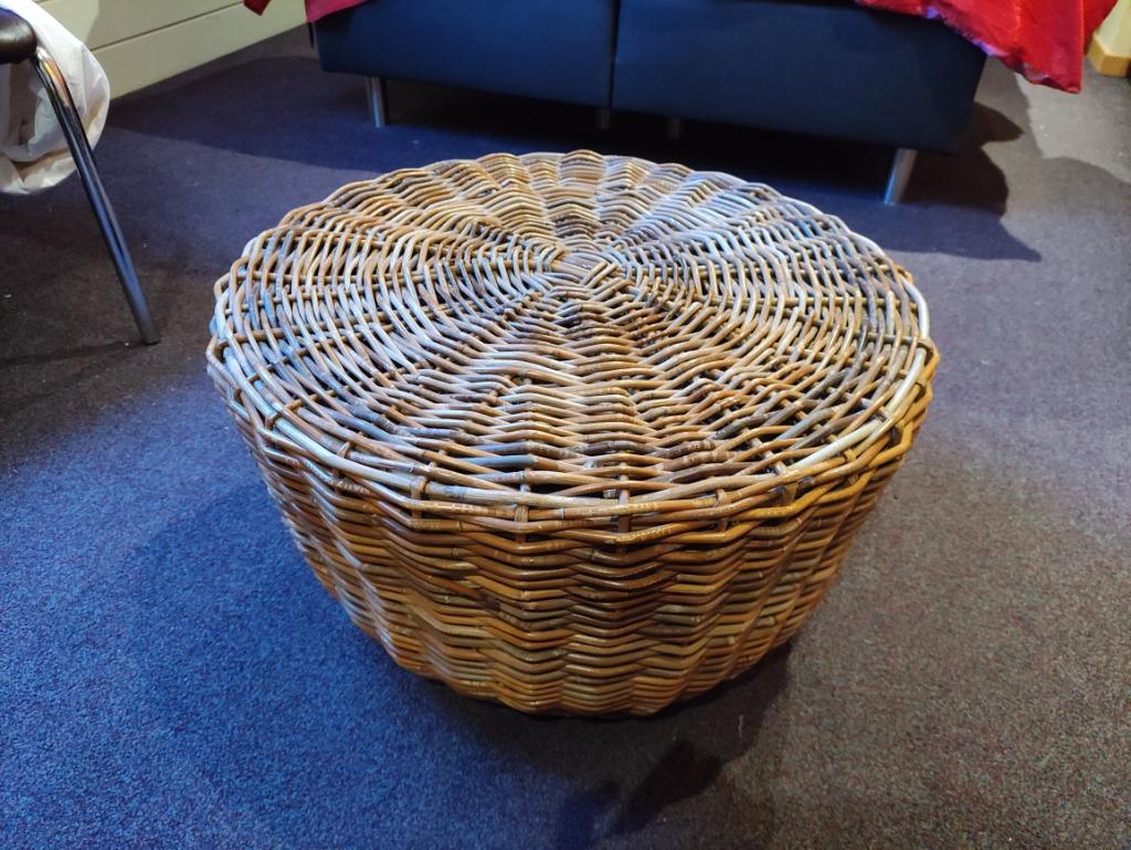 Gevlochten mand, poef (voor decoratie, kat, enz.), Enlèvement, Comme neuf