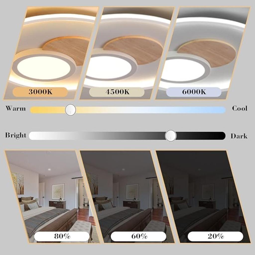Plafonnier LED à intensité variable LIVRAISON RAPIDE ET GRAT, Envoi, Neuf