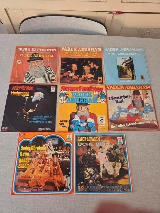 8 x Vader Abraham célibataire, prix du forfait possible, CD & DVD, Vinyles Singles, Comme neuf, Single, En néerlandais, Enlèvement ou Envoi