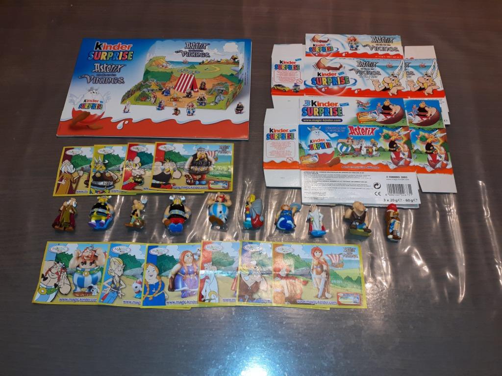 Astérix Uderzo Kinder surprise, Enlèvement ou Envoi, Astérix et Obélix, Utilisé, Statue ou Figurine