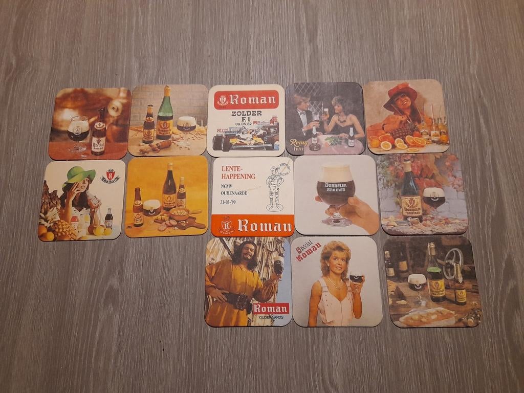 13 sous-verres à bière inédits, Enlèvement ou Envoi