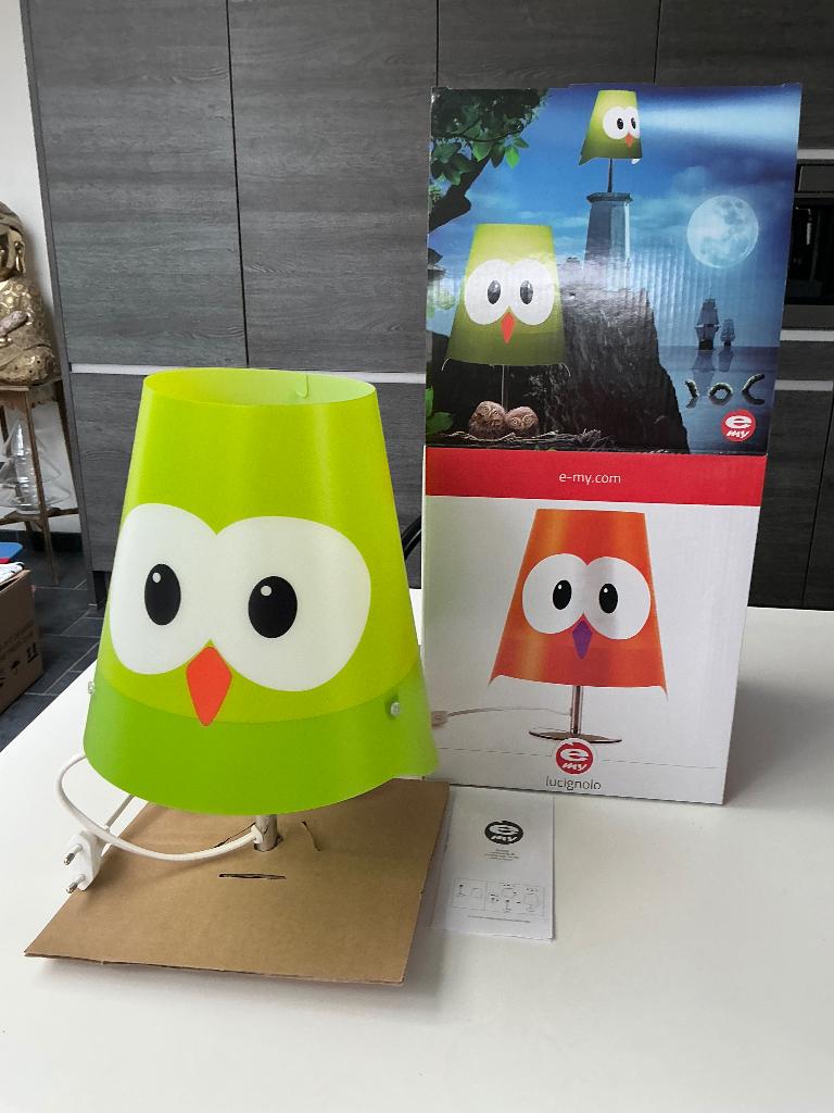 Nachtlamp Lucignolo e my uil, Kinderen en Baby's, Kinderkamer | Inrichting en Decoratie, Ophalen, Nieuw, Lamp