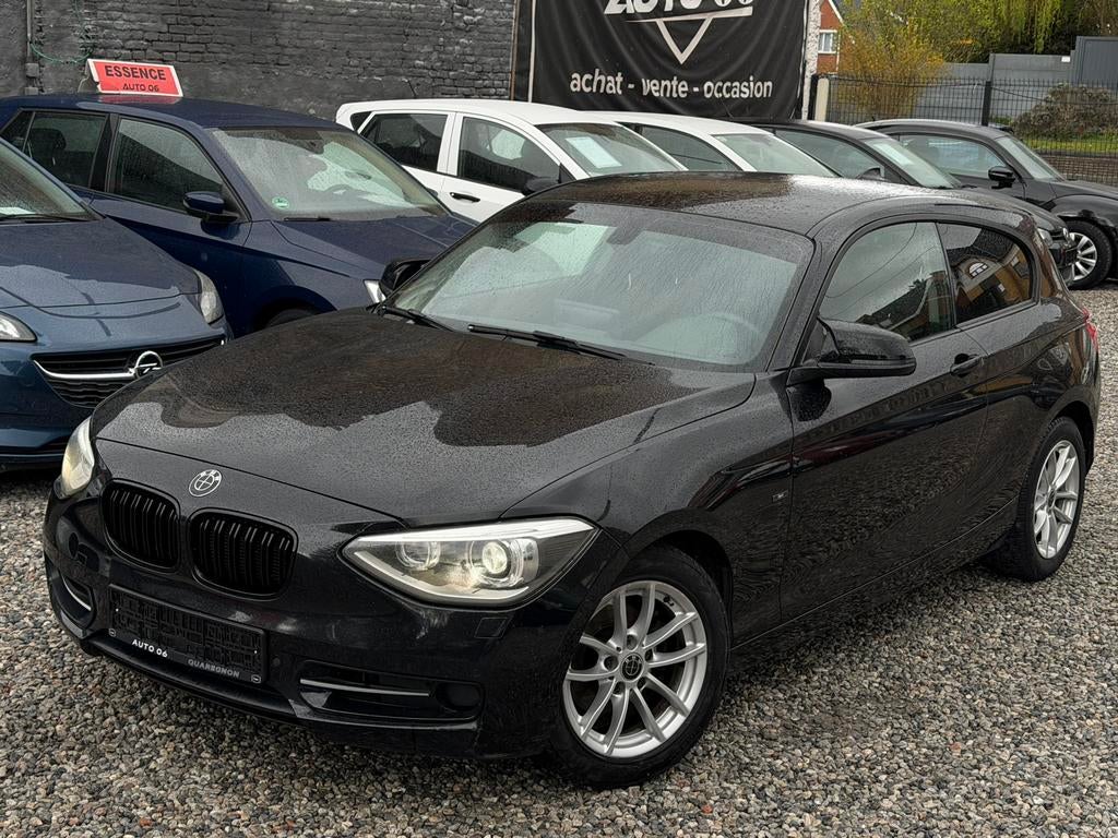 BMW 116D • BOITE AUTO • 2014, Auto's, Automaat, 1 Reeks, Zwart, Bedrijf