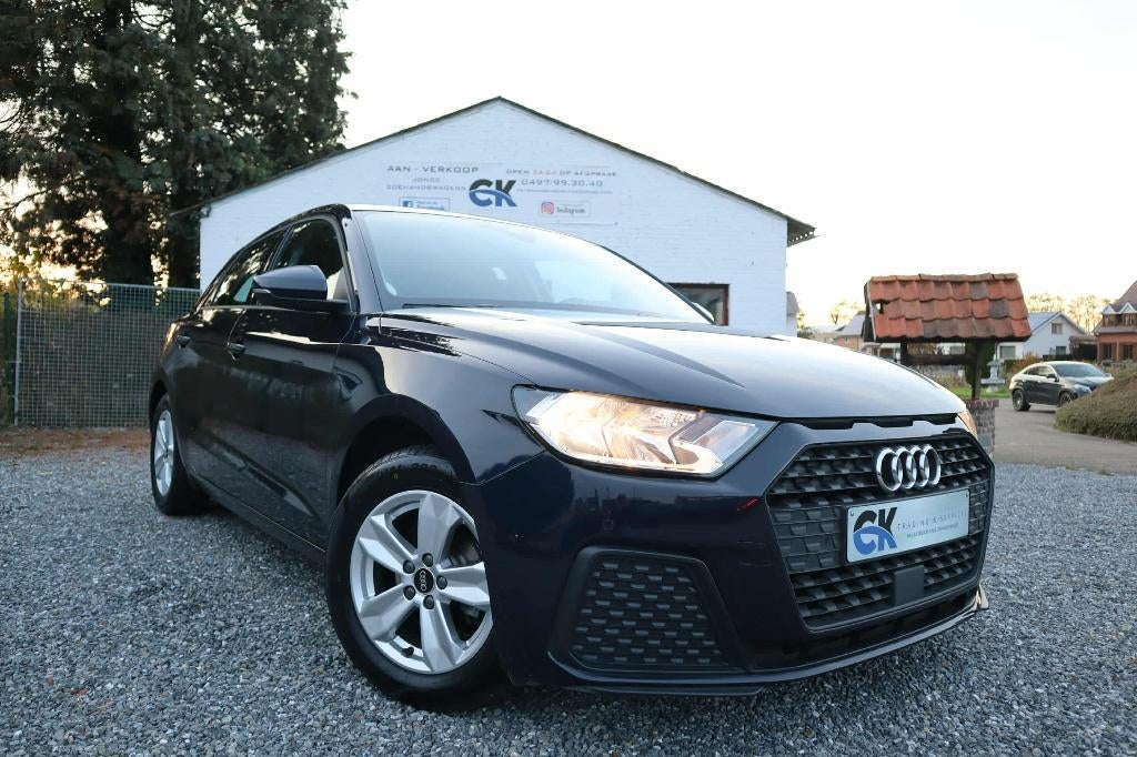 Audi A1 Sportback 25 TFSI S Tronic Advanced 2021, Auto's, Stof, A1, 1200 kg, Blauw