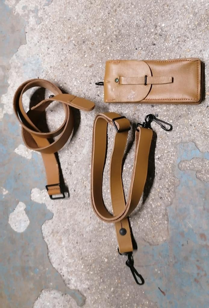 Bretelles sacoche militaire Indochine Algérie CEFEO, Collections, Objets militaires | Général, Autres, Envoi