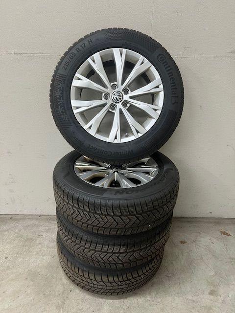 Winterset VW Tiguan Continental WinterContact 215/65 R17, Auto-onderdelen, Banden en Velgen, Ophalen, -, -, Banden en Velgen