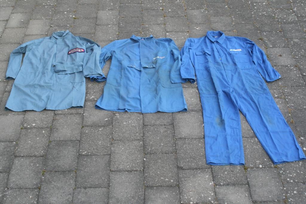 FINA overall EN stofjas + WYNN'S stofjas (jaren 70), Collections, Marques & Objets publicitaires, Utilisé, Ustensile, Enlèvement