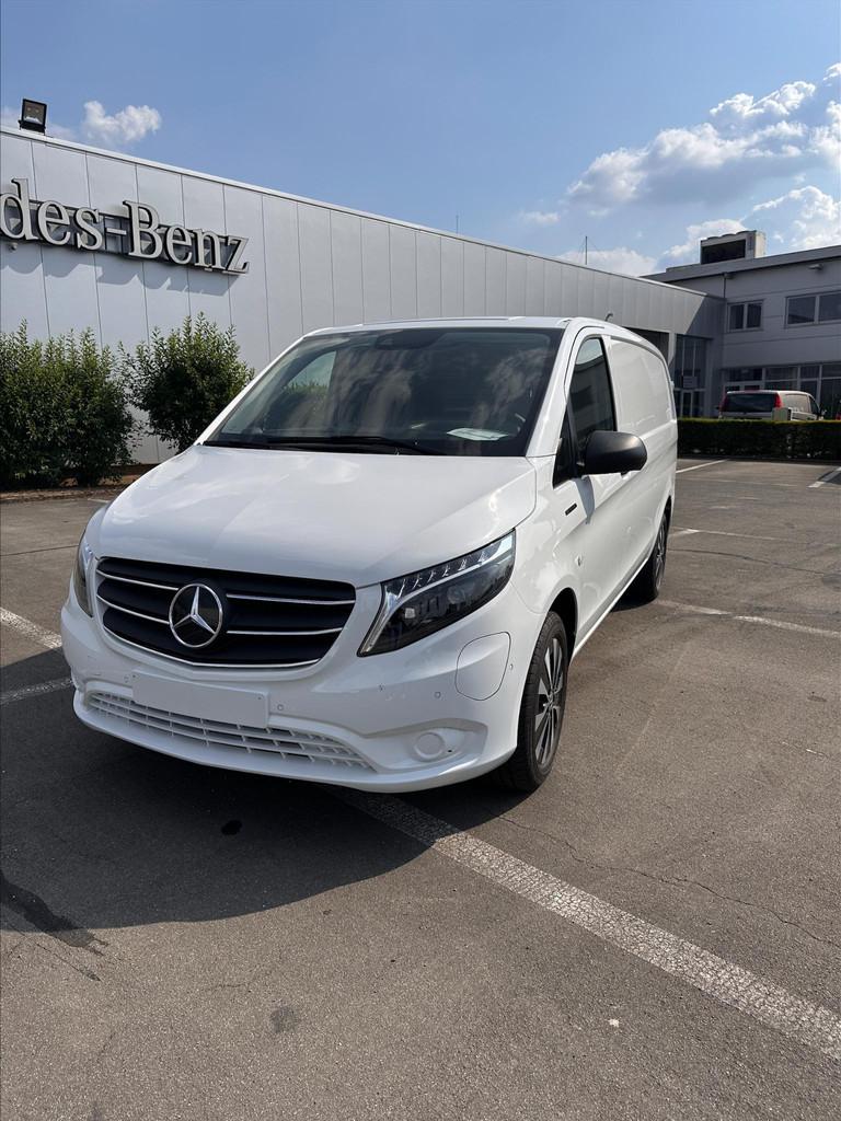 Mercedes-Benz eVito Panel 66 kWh L2 Actieve afstandsassisten, Auto's, Stof, Zwart, 116 pk, Mercedes-Benz
