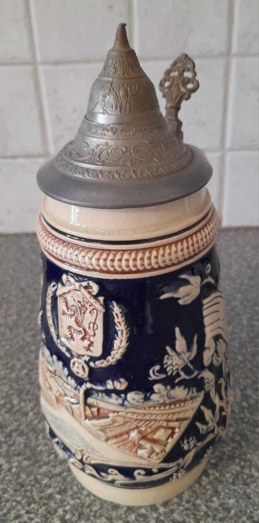 Kristal Alken bierpul, onderleggers en bierglazen, Verzamelen, Biermerken, Ophalen of Verzenden, Zo goed als nieuw