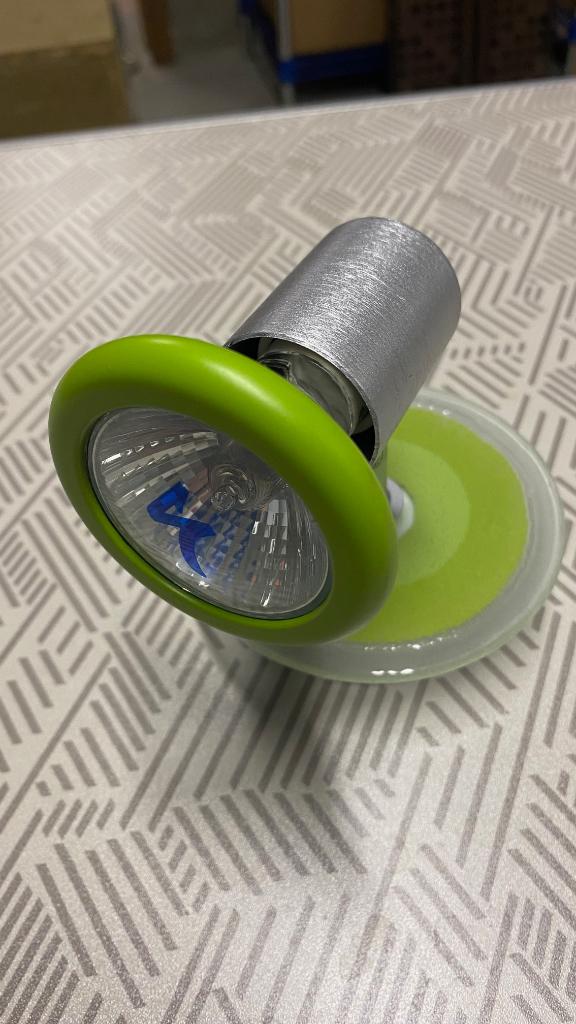 Spot Lampje halogeen of led, Huis en Inrichting, Lampen | Spots, Ophalen of Verzenden, Led, Plafondspot of Wandspot, Glas